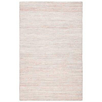 Gracie Oaks Natural Fibre 555 Area Rug In Grey / Red