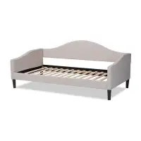 Red Barrel Studio Lefancy Kaynan Modern & Contemporary Charcoal & Dark Brown Finished Wood Twin Size Daybed