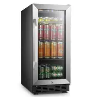 Lanbo 70 Can 15" Convertible Beverage Refrigerator