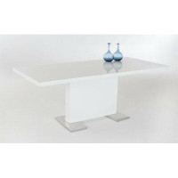 Wrought Studio Border Extendable Dining Table