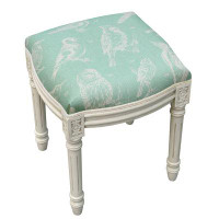 123 Creations Bird Solid Wood Accent Stool