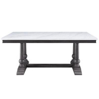 Canora Grey Kemarri 71'' Trestle Dining Table