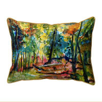 Millwood Pines Fall Forest Indoor/Outdoor Pillow