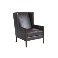 Barclay Butera Stratton Leather Wing Chair