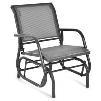 Wildon Home® Outdoor Roosevelt Gliding Metal Chair