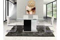 Summer Sale!! Bold &amp; Ultra Modern Dining Table with Architectural Flair