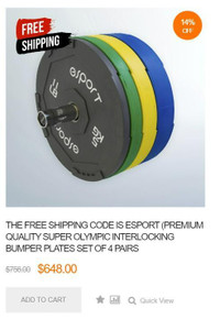 GO TO OUR WEBSITE FOR MORE INFORMATION OR ORDER www.esportfitness.ca FREE SHIPPING CUPON WORD IS eSPORT