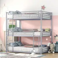 Isabelle & Max™ Triple Bed  With Built-In Ladder, Divided Into Three Separate Beds