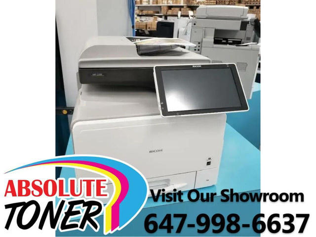 REPOSSESSED Ricoh MP C300 C300SR Color Copier Photocopier Printer Scanner with Stapler - BUY LEASE RENT in Other Business & Industrial in Toronto (GTA) - Image 3