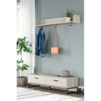 Signature Design by Ashley Socalle Bench With Coat Rack