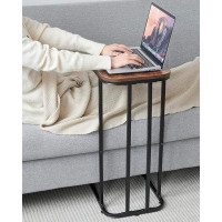 17 Stories C Shaped End Table, 26.6 Inches High Small Side Table For Couch Sofa Bed, Tall Tv Tray Table For Living Room,