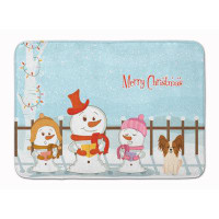 The Holiday Aisle® Christmas Carolers Papillon Memory Foam Bath Rug