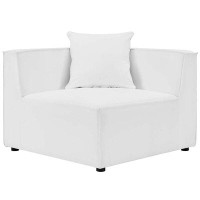 Modway Lefancy Saybrook Outdoor Patio Upholstered Sectional Sofa Corner Chair - 4210