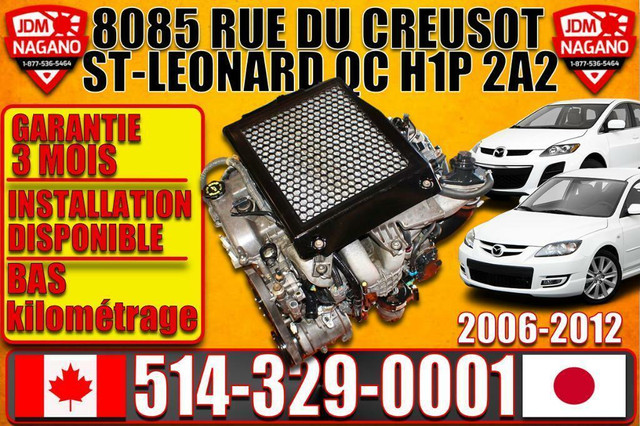 2006 2007 2008 2009 2010 2011 2012 Moteur Mazda CX7 Mazda Speed 3 2.3L Turbo 06 07 08 09 10 11 12 Mazdaspeed3 Engine in Engine & Engine Parts in City of Montréal