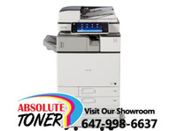 NEWER MODEL RICOH LOW PAGE COUNT Color Laser Multifunction Printer Copier Scanner at AMAZING PRICE OF JUST $55/MONTH.