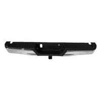 Bumper Rear Ford F150 2015-2020 Assembly Chrome With Black Pad With Base Tow Hitch Without Sensor , FO1103185