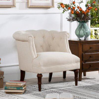 Kelly Clarkson Home Alanna 30.5" Wide Tufted Chesterfield Chair