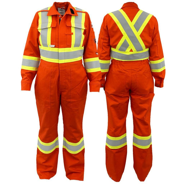 Womens FR/AR (Flame Resistant) Orange Coveralls in Women's - Other