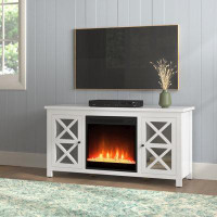 Sand & Stable™ Quayson TV Stand for TVs up to 55" with Electric Fireplace Included