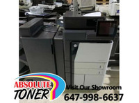 HP Color LaserJet Enterprise flow MFP M880 Printer Copier Finisher Booklet Hole Punch, Copy, Print, Scan USB, A3, 11x17