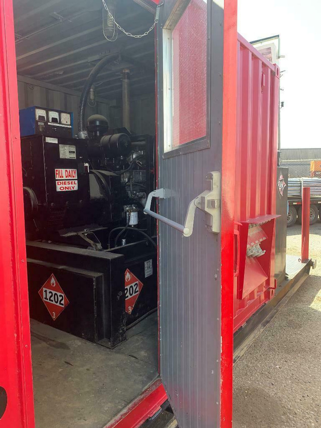 125 KVA Diesel Skidded Genset with Support Shack in Other Business & Industrial in Alberta - Image 3