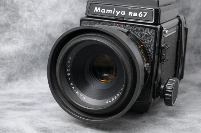 Mamiya RB67  127mm Lens Viewfinder, Film Back, 50mm F4.5 Lens, 80mm F3.8 Lens, Pro S Revolving Film Back (ID: C-670-TL in Cameras & Camcorders - Image 4