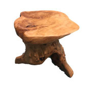 Millwood Pines Briyanna Solid Wood Accent Stool