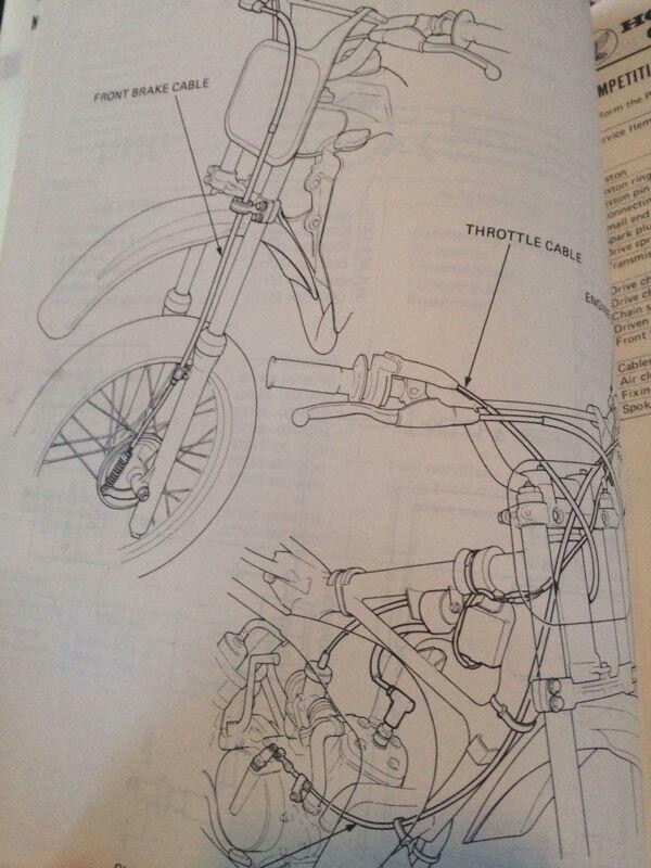 1983 Honda CR80R Shop Manual in Motorcycle Parts & Accessories in Regina - Image 3