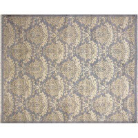 Isabelline One-of-a-Kind Acree Hand-Knotted Grey Area Rug