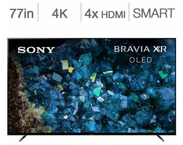 Télévision OLED 77 XR77A80L 4K UHD HDR Google Smart TV Sony BRAVIA in TVs in Greater Montréal
