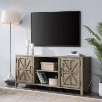 Gracie Oaks Joeanthony Solid Wood TV Stand for TVs up to 65"