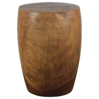 Loon Peak Loon Peak® Wood Merlot End Table 15 D X 20 Inch High Walnut Oil