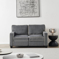 Ebern Designs Living Room Upholstered Sofa with Storage