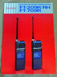 YAESU FT-209R/RH 2m FM Handie Transceivers