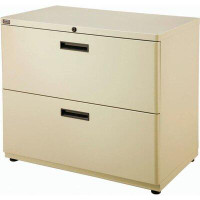 Global Industrial 30" Lateral File Cabinet 2 Drawer Putty
