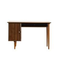 George Oliver 47" Office Desk With Cabinets