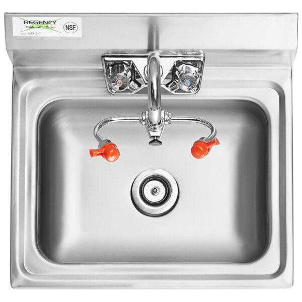17 x 15 Wall Mounted Hand Sink with Eyewash Station in Other Business & Industrial - Image 4