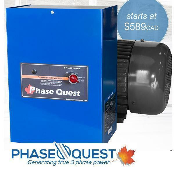 Phase Quest Rotary Phase Converter | Power Converter | Transformers in Other Business & Industrial in Greater Vancouver Area