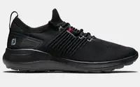 FootJoy Flex XP Mens Spikeless Golf Shoes Black 56271