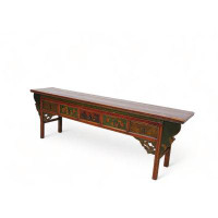 DYAG East Hand Painted 5 Drawers Altar Console Table