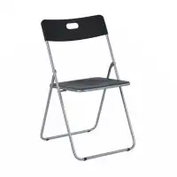 Inbox Zero 4Pcs Plastic Folding Chairs Comfortable Event Chairs Modern Party Chairs Lightweight Durable Foldable Chair F