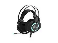 Promo! Havit Gaming USB 7.1 Surround Sound headset rubber finish With Mic _ LED light_Black