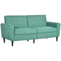 3 SEATER SOFA, UPHOLSTERED COUCH FOR BEDROOM, MODERN SOFA SETTEE WITH PADDED CUSHION