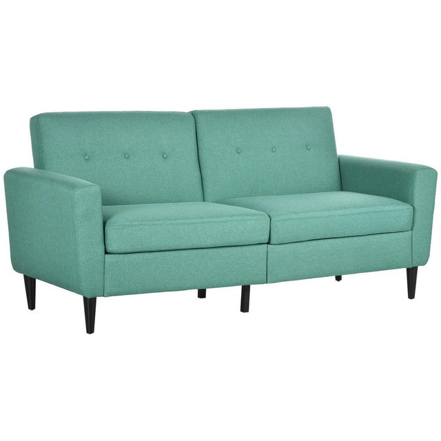 3 SEATER SOFA, UPHOLSTERED COUCH FOR BEDROOM, MODERN SOFA SETTEE WITH PADDED CUSHION in Chairs & Recliners
