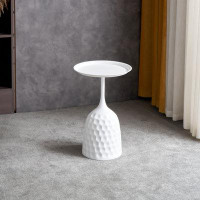 GZMWON Wine Cup Metal End Table