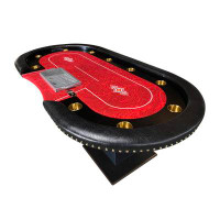 IDS Online Corp IDS CWS 96" Poker Table 2202R With Chip Tray