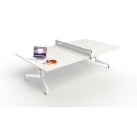Scale 1:1 Nomad Regulation Size Foldable Indoor Conference Table Tennis Table with Paddles and Balls (25mm Thick)