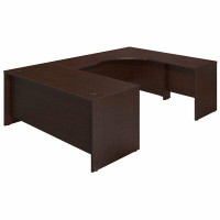 The Twillery Co. The Twillery Co. Ringold 72W X 30D Right Hand U Station Desk Shell In Mocha Cherry