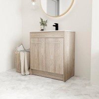 Hokku Designs 29.7'' Single Bathroom Vanity with Vanity Top