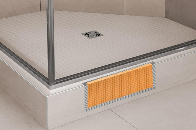 Schluter®-KERDI-BOARD - Prefabricated waterproof shower curb ( Available in 3 Lengths ) 38, 48 &amp; 60 In in Plumbing, Sinks, Toilets & Showers - Image 3